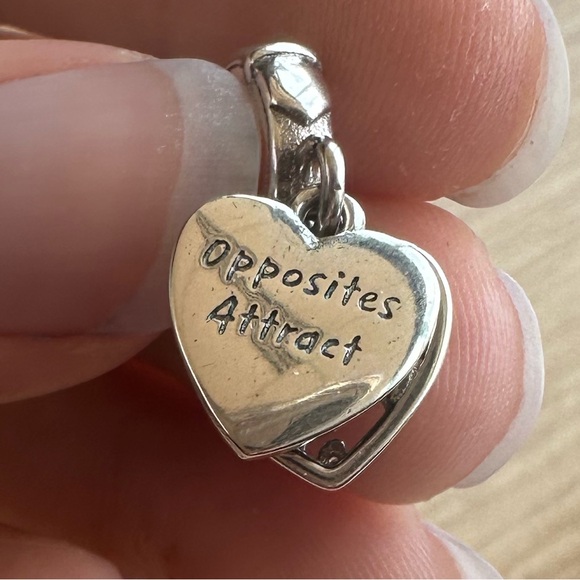 NWOT Pandora x Disney Lady & the Tramp Heart Dangle Charm #798634C01 - Picture 8 of 11